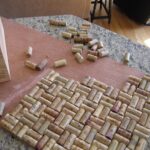 how to make a rug out of corks