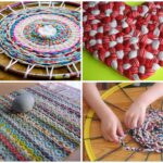 comment tricoter un tapis en tissu