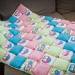 airy blanket with a pattern