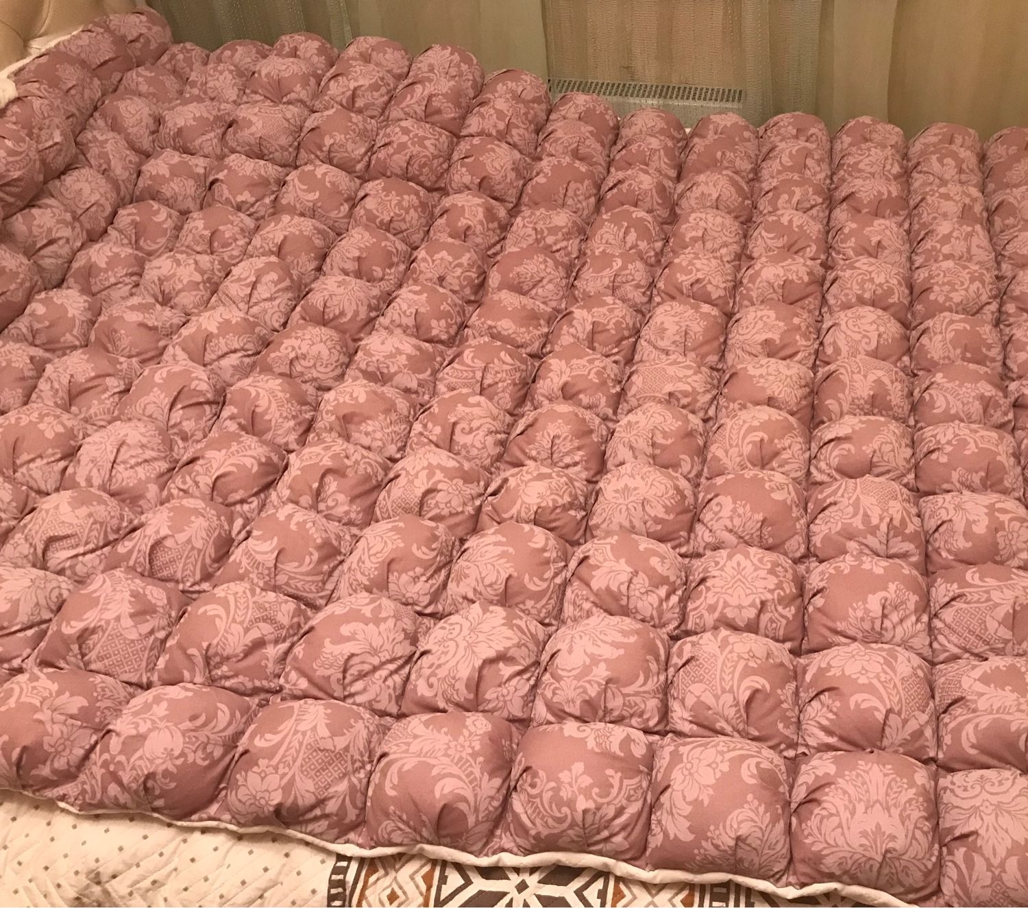 plain bonbon bedspread