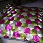 satin ribbon pillow