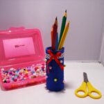 pencil holder with beads