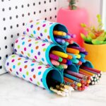 bright pencil holder