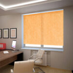 peach roller blind mini