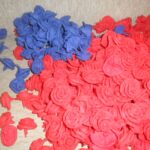 roses en papier