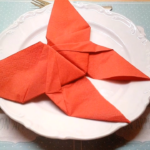 butterfly napkin