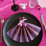 napkin - lilac dress