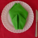 green napkin