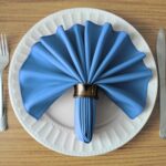 table decoration with napkins