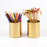 how to make a gold pencil holder