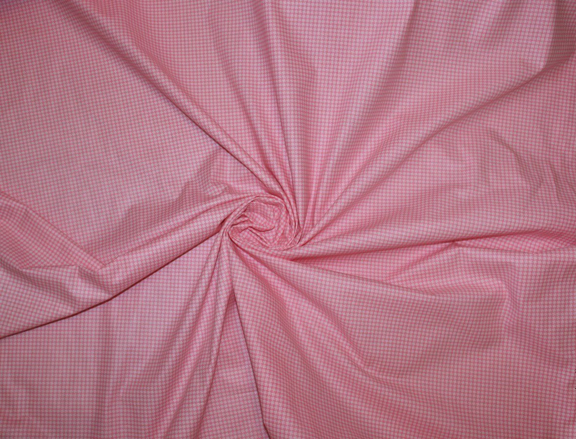 pink fabric percale