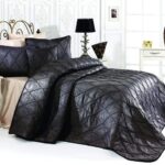 bedspread made of leather