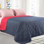 two-tone bedspread