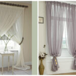 tulle window decoration options