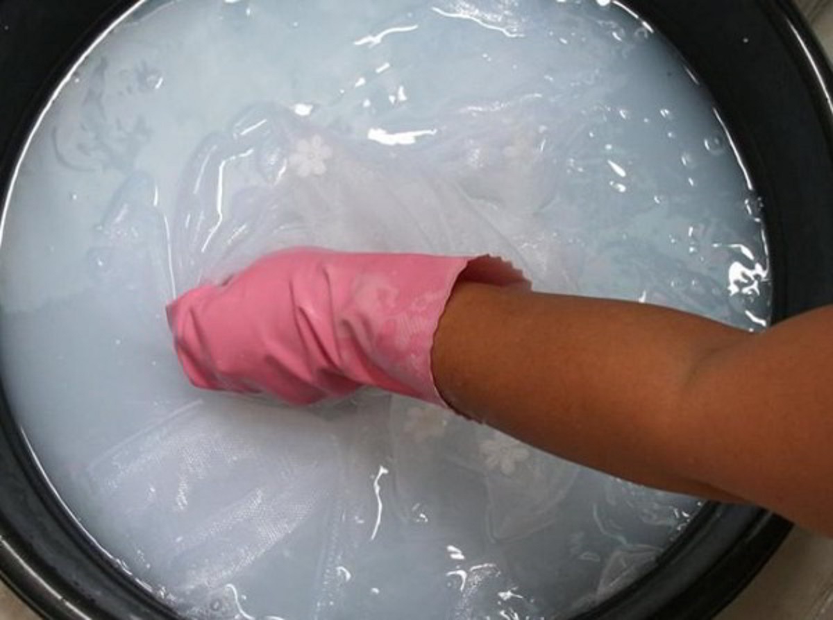 tulle washing