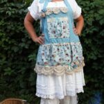 shabby chic apron