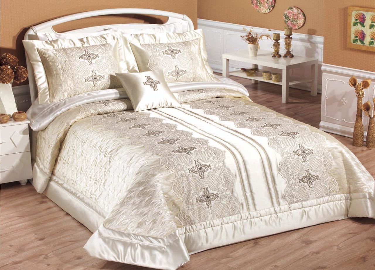 satin bedspread