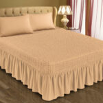 beige bedspread case