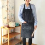 simple striped apron