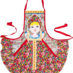 apron in Russian style