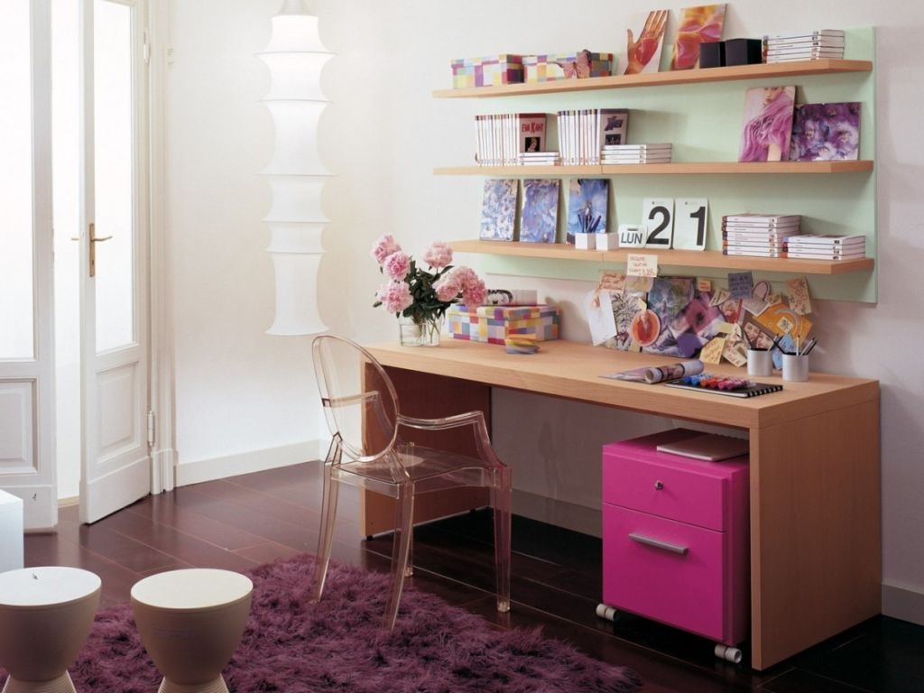 shelves in the children's room