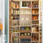 shelves in the pantry