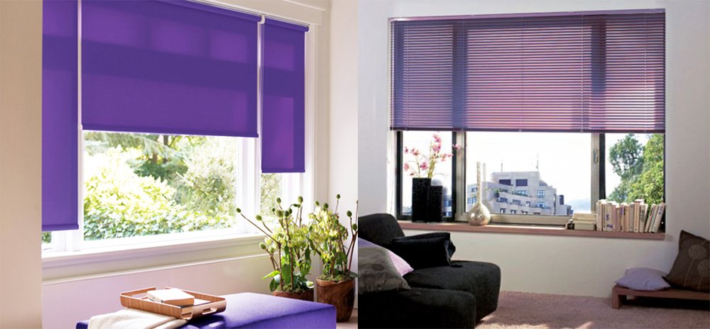 blinds and roller blinds