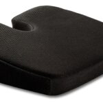 black orthopedic pillow